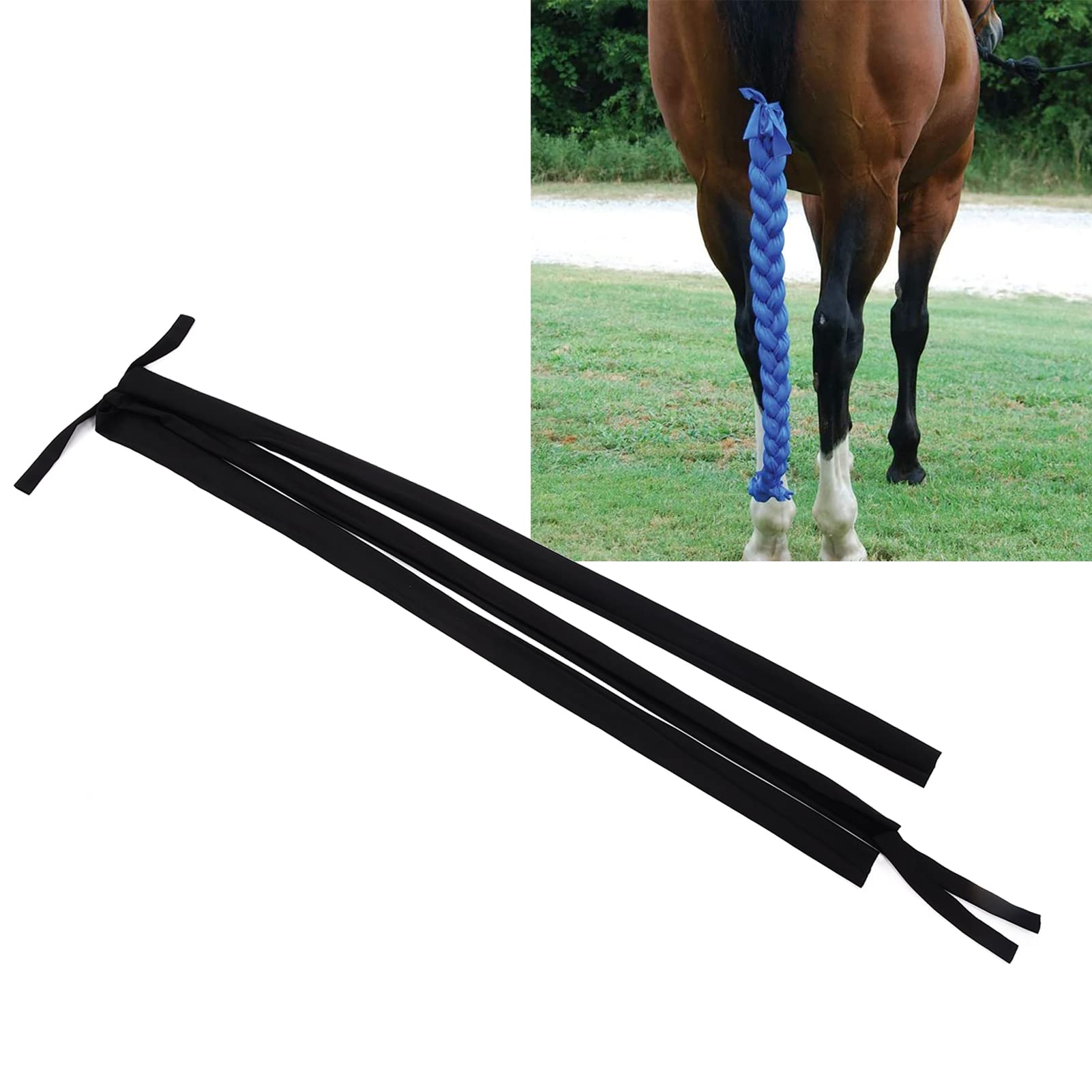 Amazon.co.jp: CDQL 馬のポニーテール 馬の尾ラップ 馬の尻尾バッグ 尾